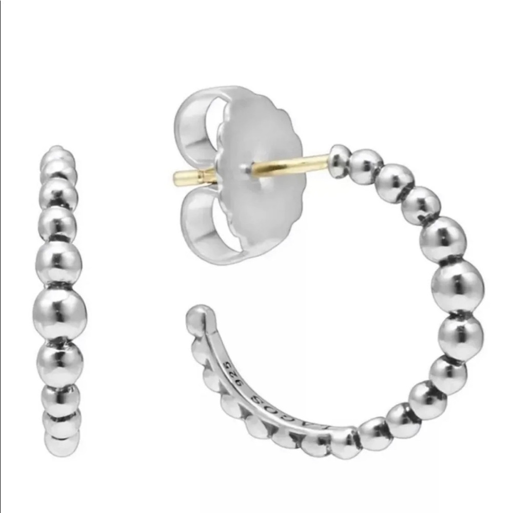 Authentic Lagos Graduated Caviar Hoops